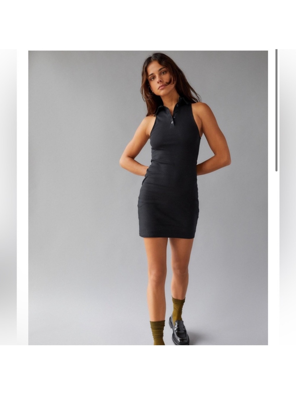 Motel Jeeta Polo Mini Dress